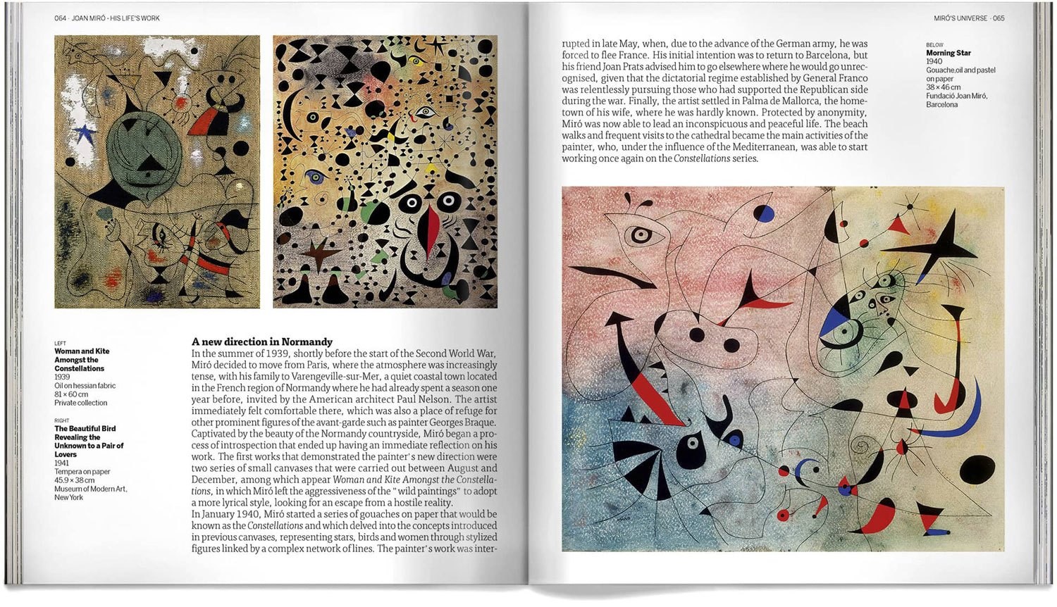 Book on Joan Miró, his life's work